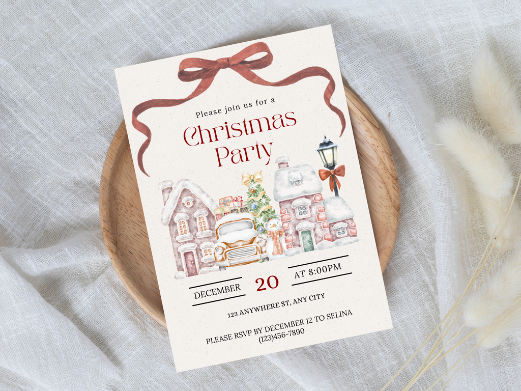 Christmas invitation